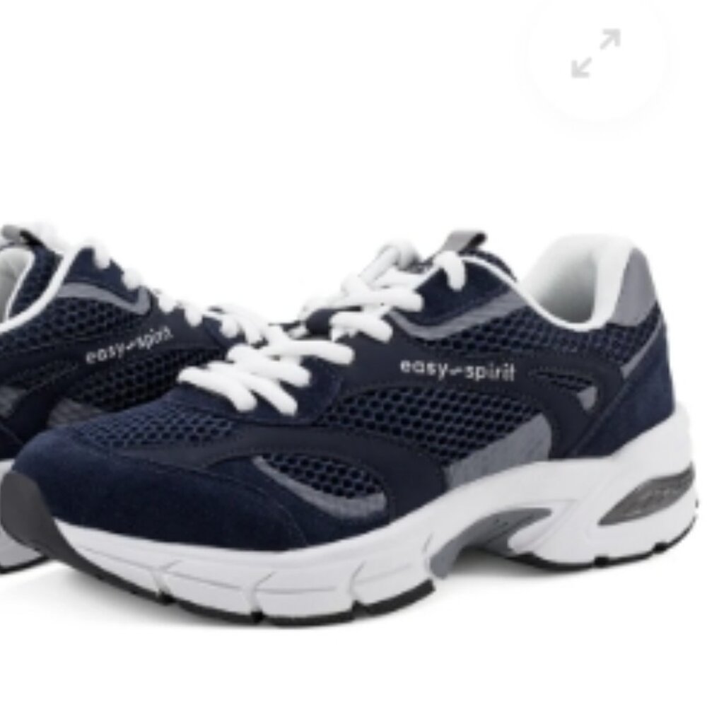 Easy Spirit/Barbeau Lace Up Walking Shoes/Navy/Size 7M